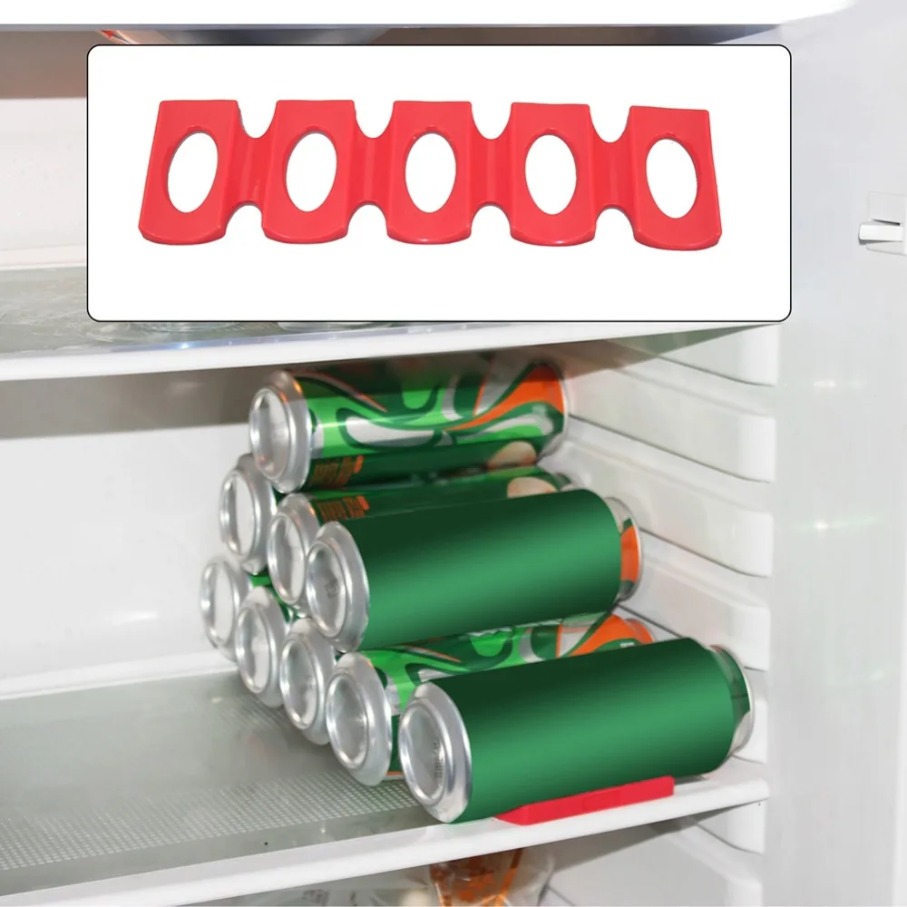 Wine Beer Fridge Cabinet - Barattolo per frigorifero in silicone rosso