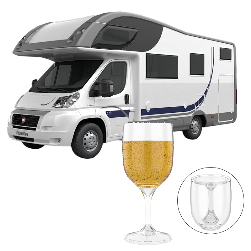 Wine & Beer Emporium - Calice per bicchiere da vino portatile