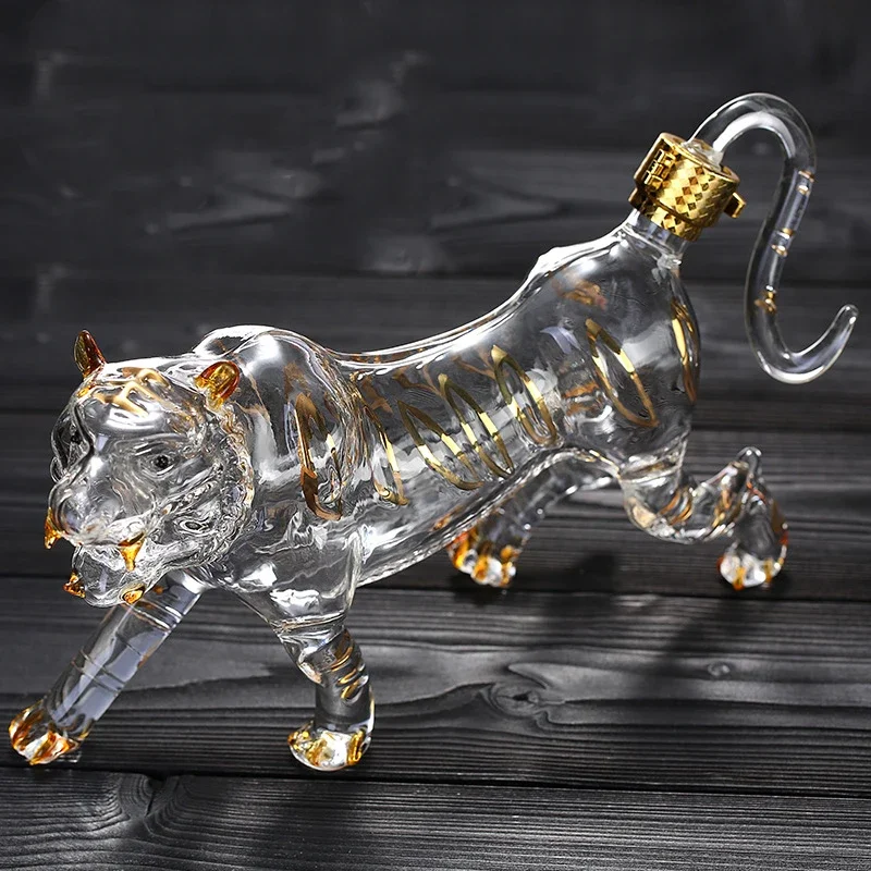 Wine Beer Spirits - Decanter per vino con bottiglia di