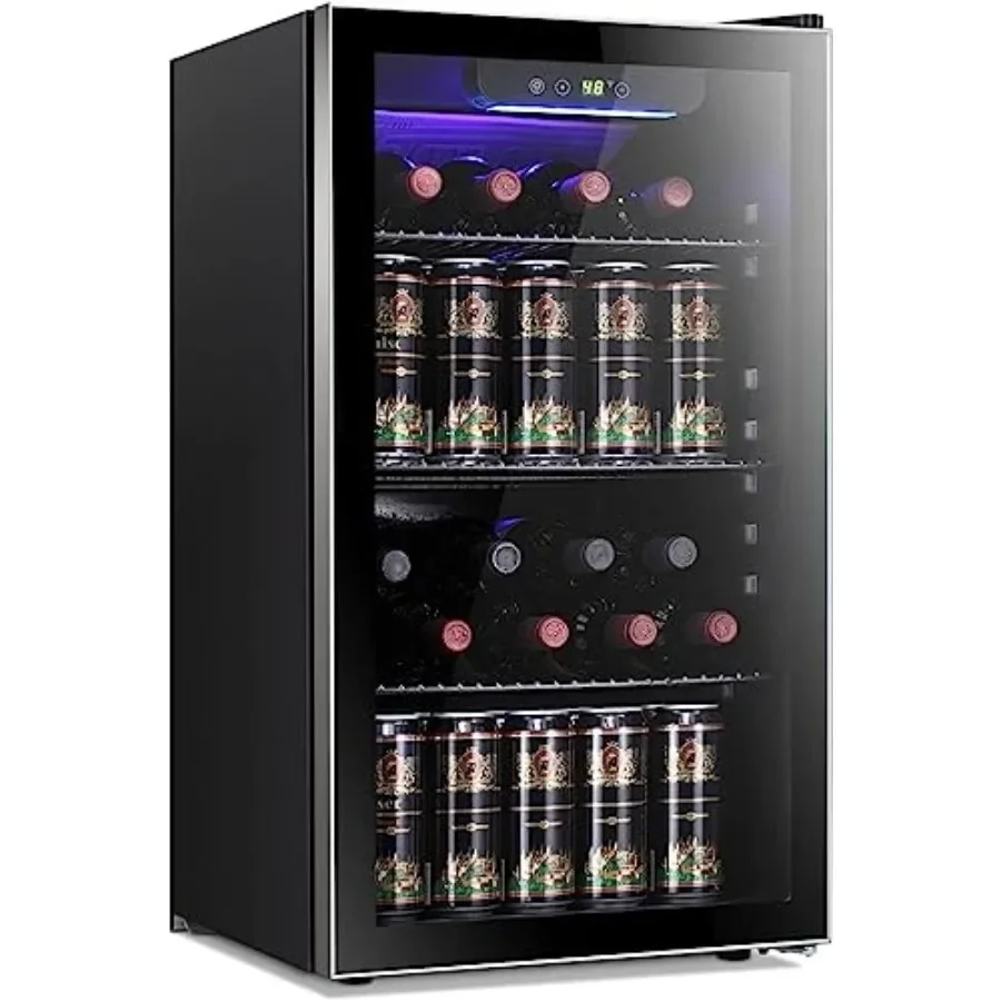 Wine Beer Fridge Cabinet - Frigorifero/Cantinetta per Vino da 26 Bottiglie