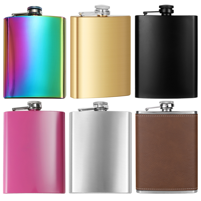 Wine Beer Spirits - Fiaschetta in metallo acciaio inossidabile da