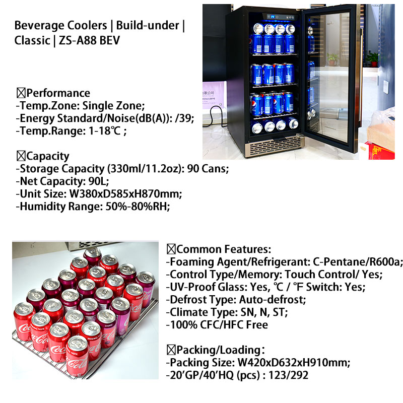 Frigorifero da bar per bevande - Wine Beer Fridge Cabinet recensione e prezzo