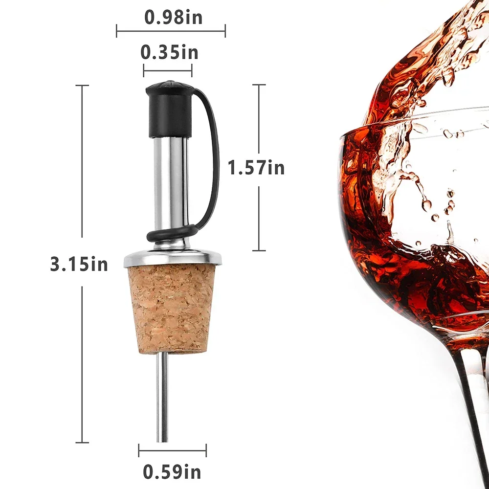 1PC Versatore di sughero per v - Wine Beer Spirits recensione e prezzo