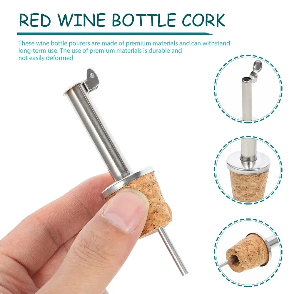 1PC Versatore di sughero per v - Wine Beer Spirits recensione e prezzo